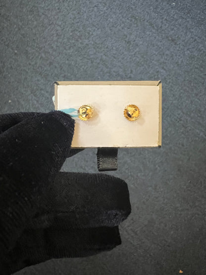 10K Gold Moissanite Earrings