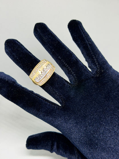 10K Solid Gold Last Supper Ring - Size 10