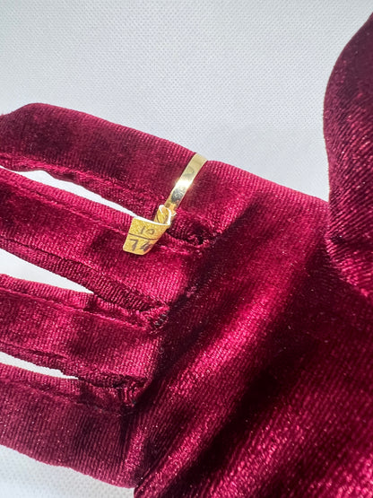 10K Solid Gold Nugget Ring - Chain Included