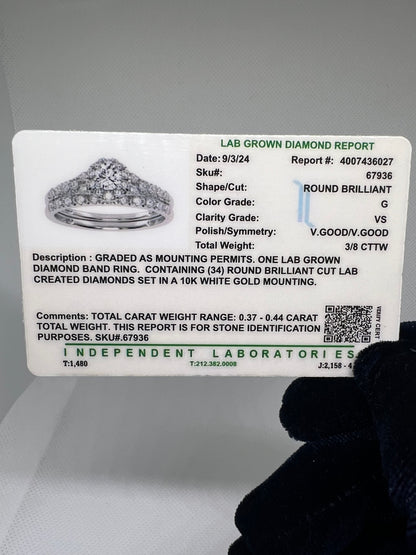 DC CERTIFIED Lab Grown Brilliant Cut Bridal Set
