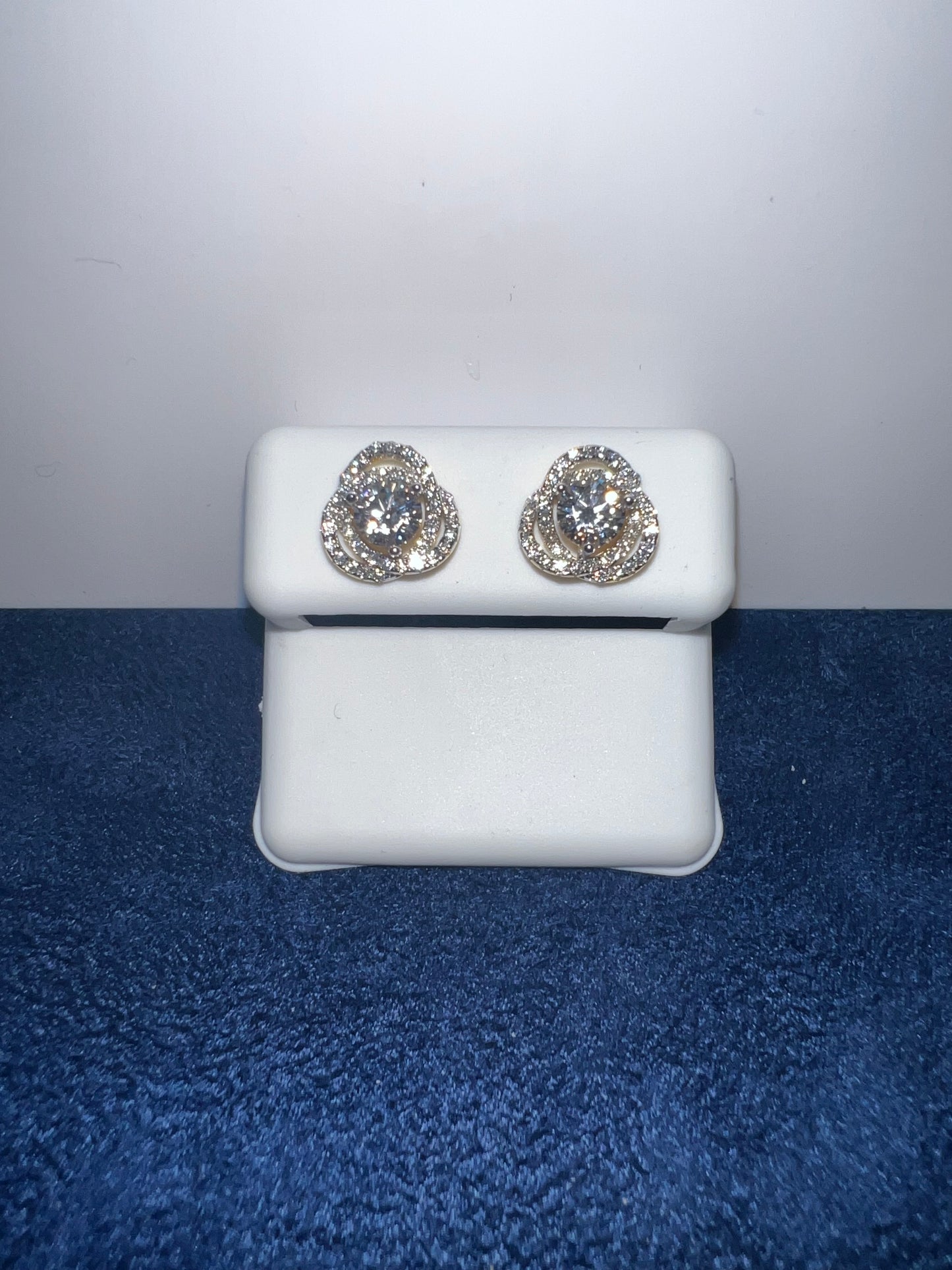 Gold Vermeil Moissanite Earrings