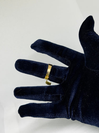 10K Solid Gold Glacier Star Ring - Size 10