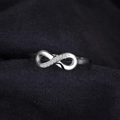 Silver Infinity Promise Ring