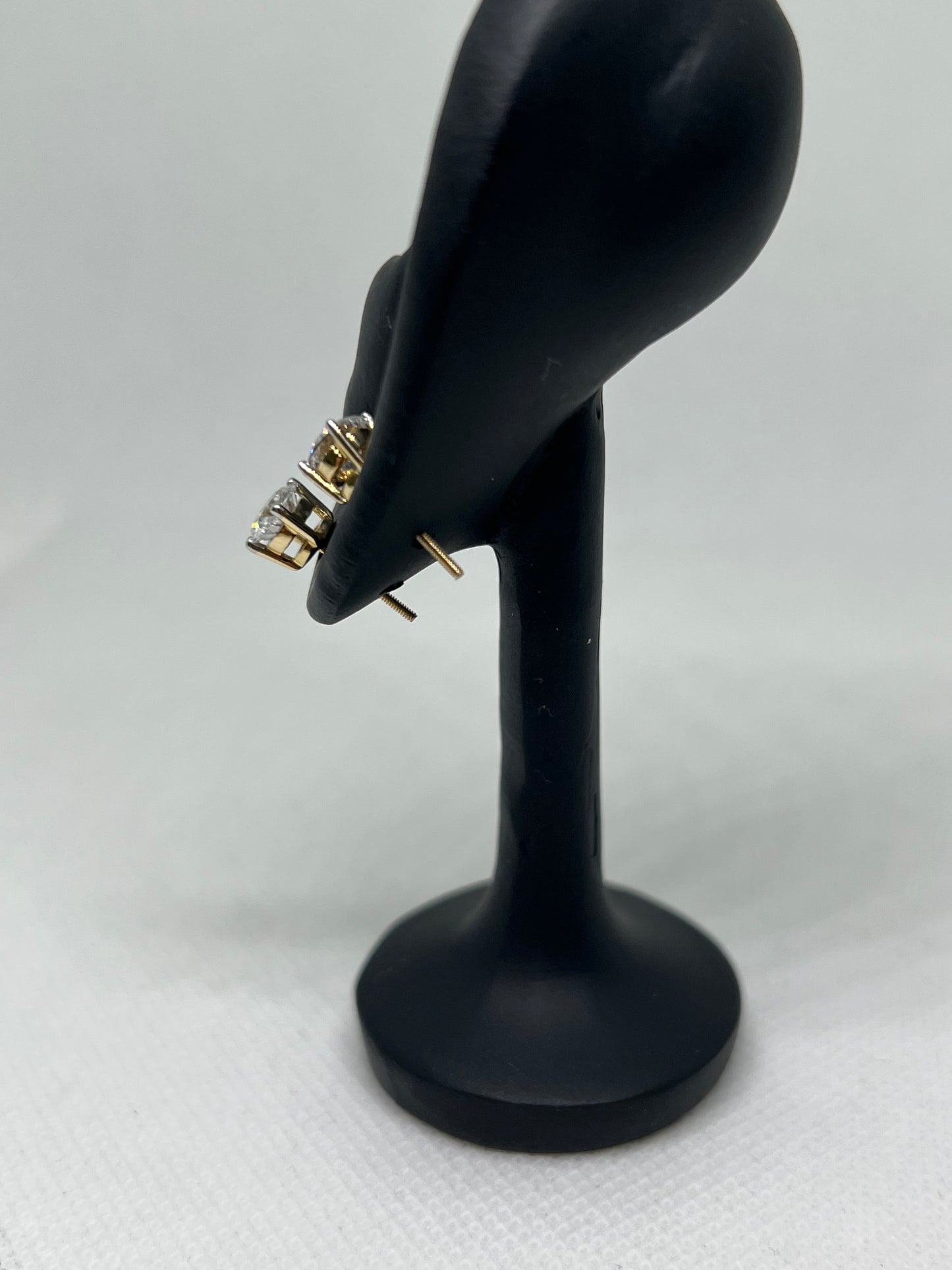 14K Yellow Gold 1.5 Ct Lab Grown Diamond Earrings - IGI CERTIFIED