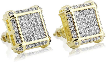 Diamond Studs in Yellow Gold