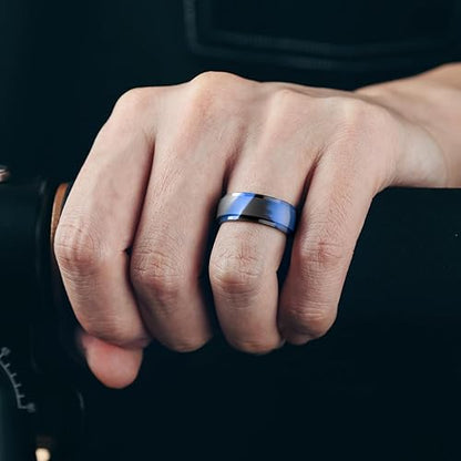 Navy Breathable Silicone Rings