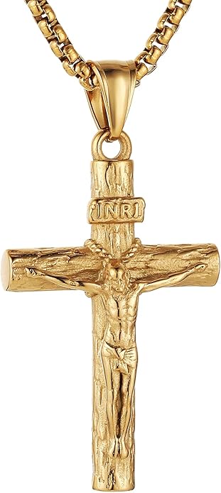 Crucifix in Yellow Gold