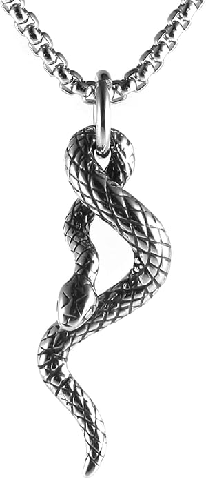 Snake Pendant in Silver