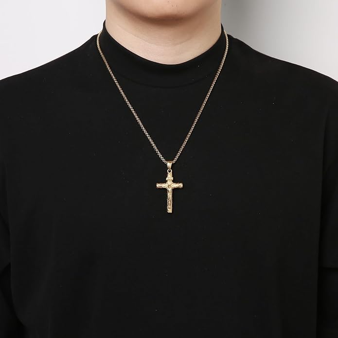 Crucifix in Yellow Gold