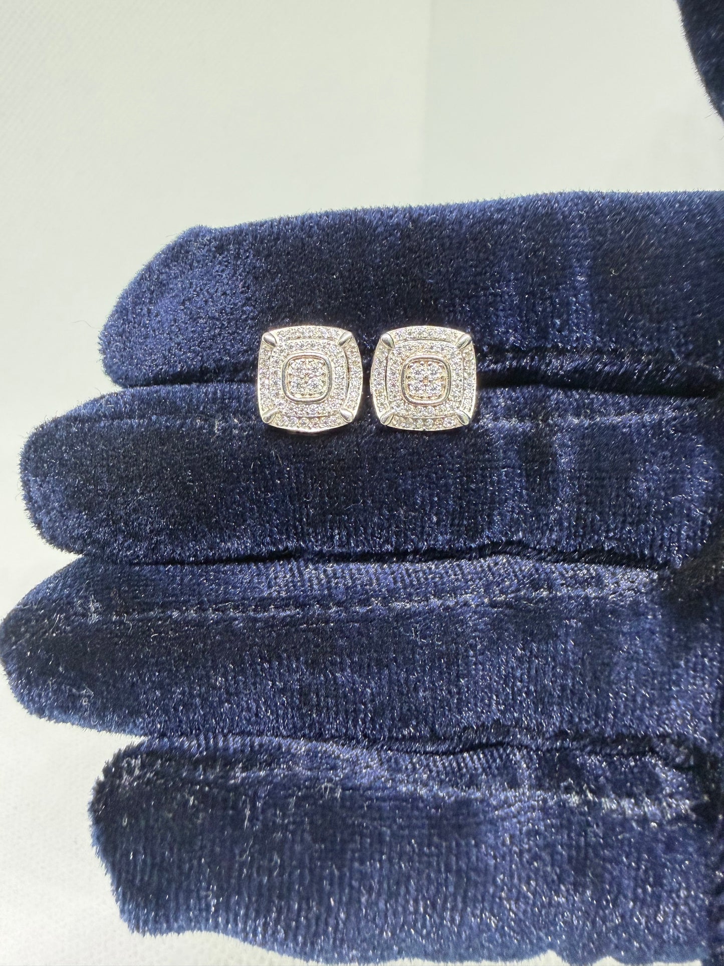 Sterling Silver Moissanite Earrings