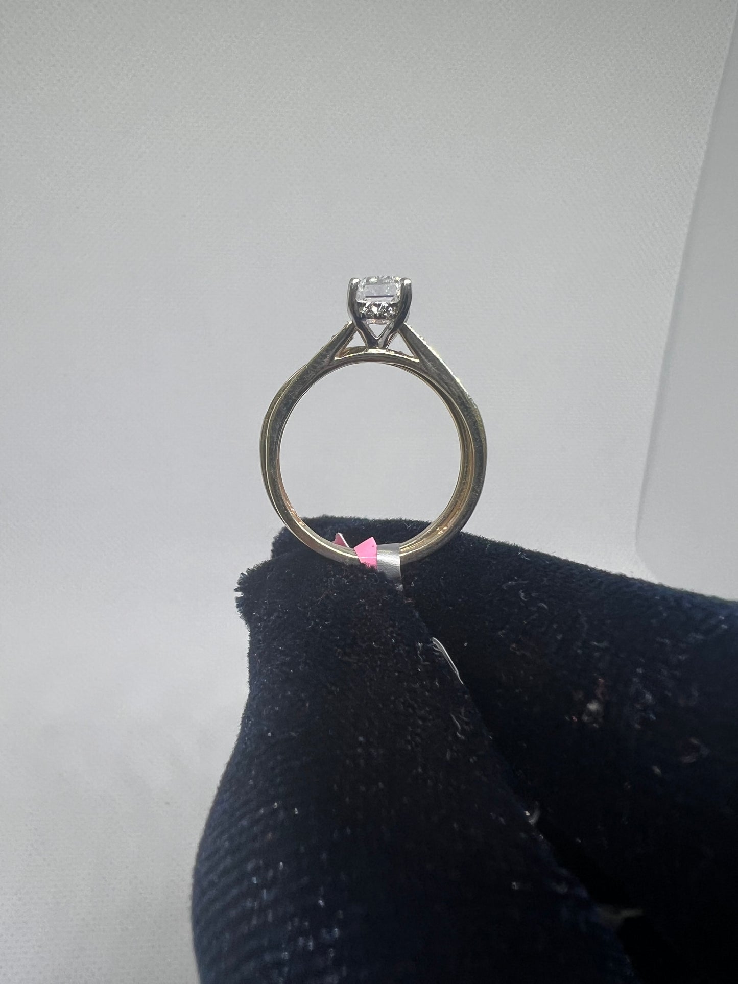 DC CERTIFIED Lab Grown Emerald Cut Diamond Bridal Set