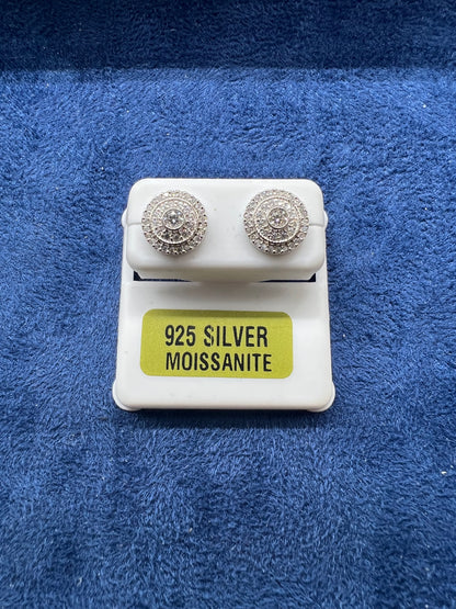 Round Moissanite Earrings