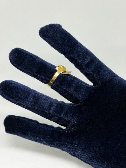 10K Solid Gold Boss Ring - Size 9