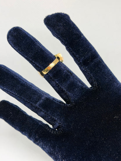 10K Solid Gold Lion Head Ring - Size 9