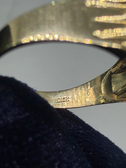 10K Solid Gold Nugget Rings - Size 11