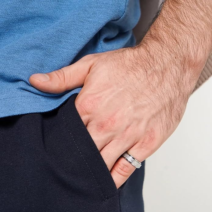 Mens Silver Wedding Bands