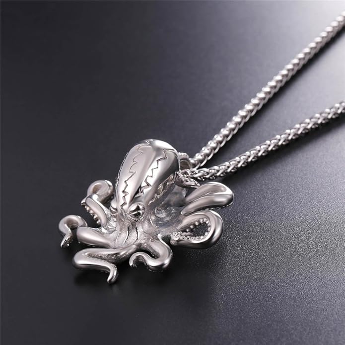 Octupus Pendant in Silver