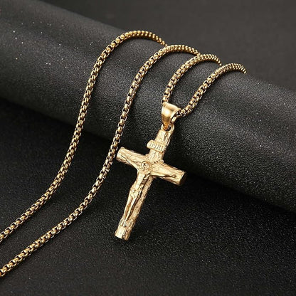 Crucifix in Yellow Gold