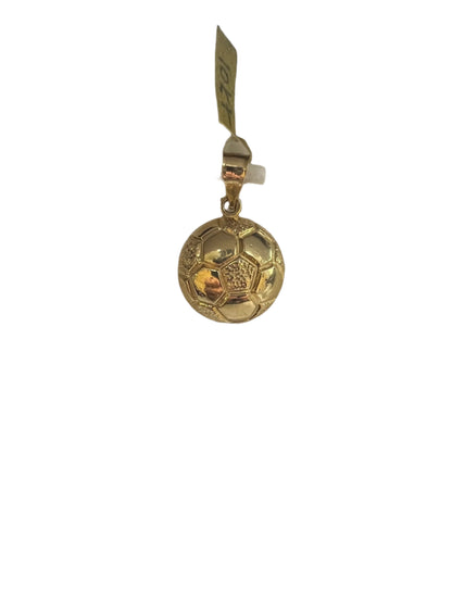 10K Gold Soccer Pendant