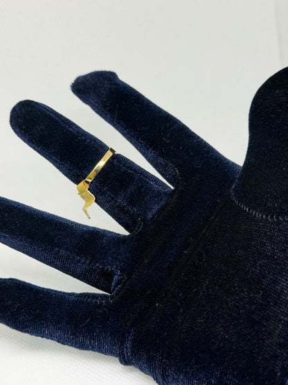 10K Solid Gold Nugget Ring - Size 9.5