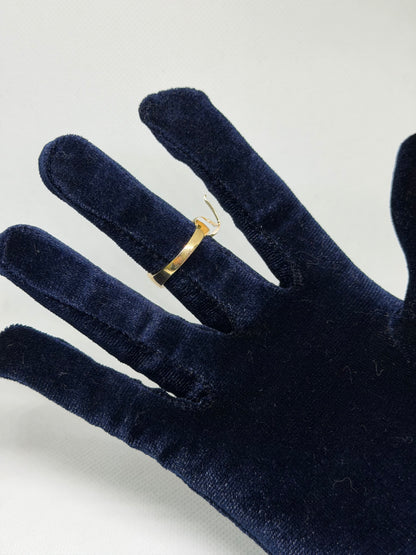 10K Solid Gold Money Bag Ring - Size 10