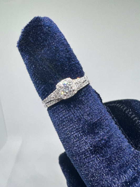 DC CERTIFIED Lab Grown Brilliant Cut Diamond Bridal Set
