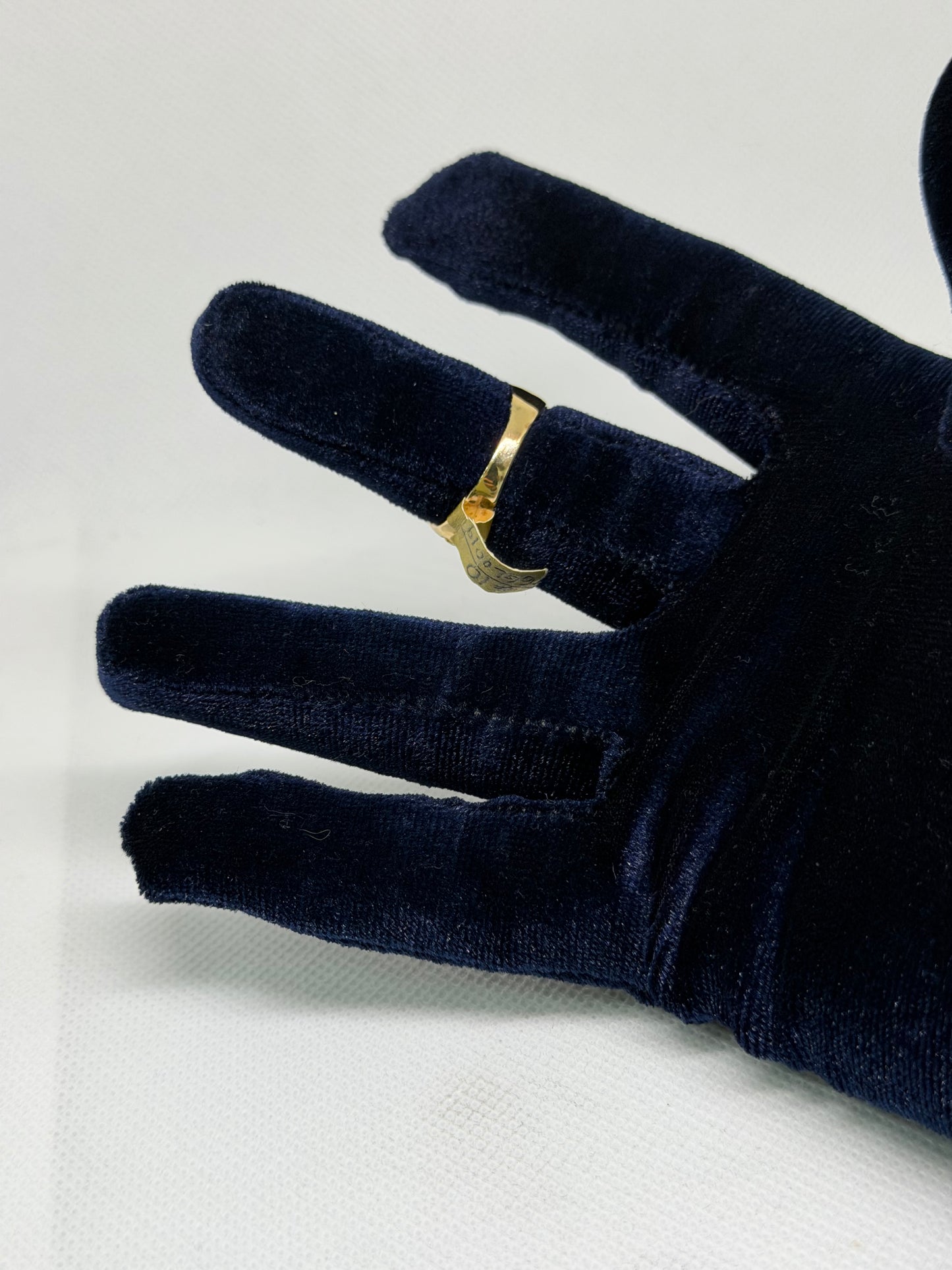 14K Solid Gold Masonic Ring Size 8