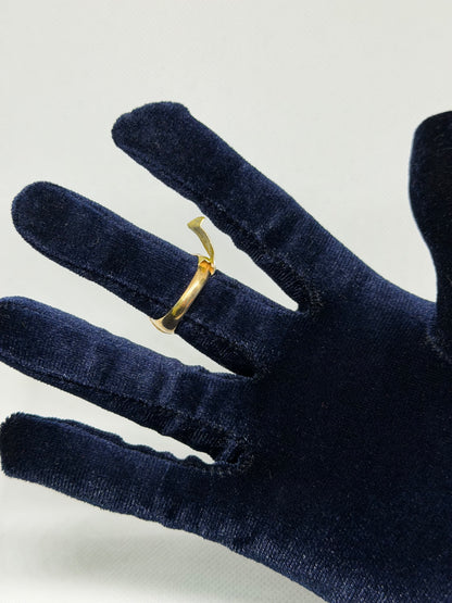 10K Solid Gold Glacier Eagle Ring - Size 10