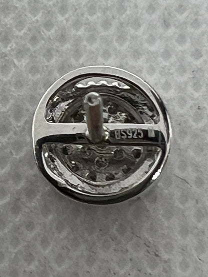 Sterling Silver Glacier Cluster Moissanite Earrings