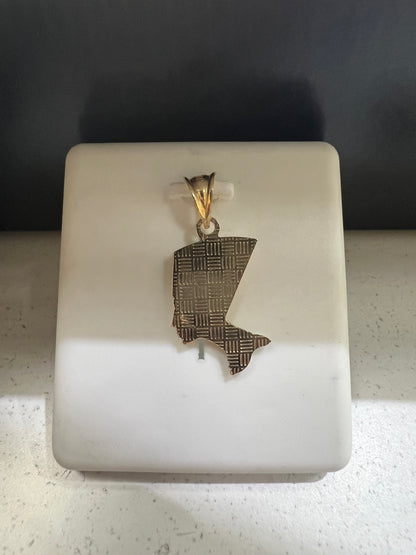 10K Gold Princess Nefertiti Pendant