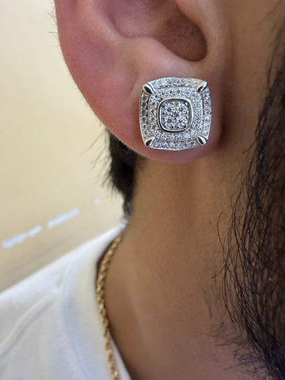 Sterling Silver Moissanite Earrings