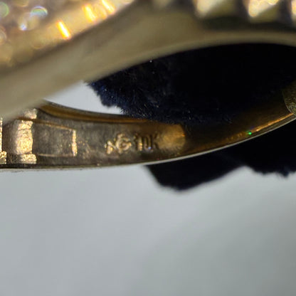 10K Solid Gold Last Supper Gold Ring - Size 10