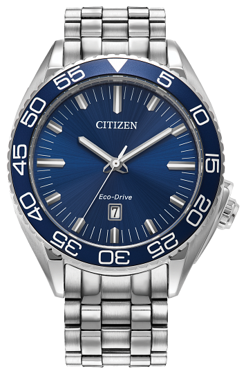 Citizen Eco Drive Caron Blue Face Men's Watch