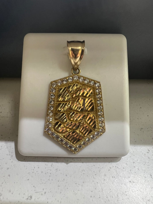 10K Gold Nugget Pendant
