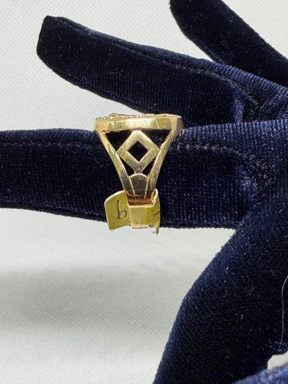 10K Solid Gold Nefertiti Ring - Size 11