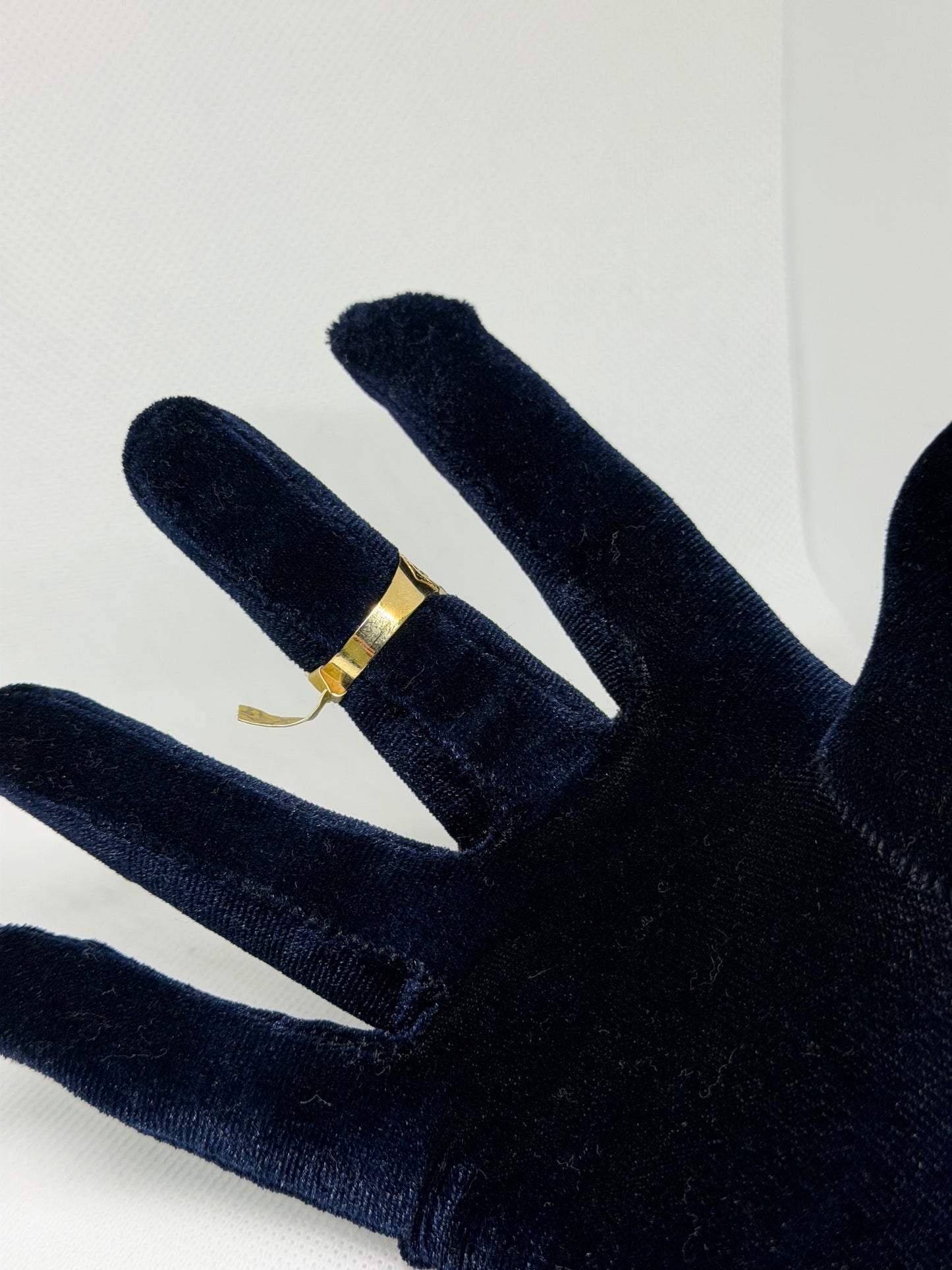 10K Solid Gold Nugget Ring - Size 9.5