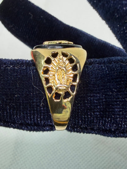 14K Solid Gold Masonic Ring Size 8