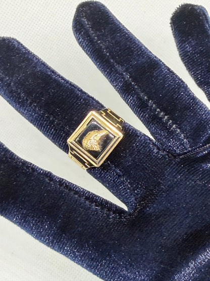 10K Solid Gold Eagle Ring a Size 11