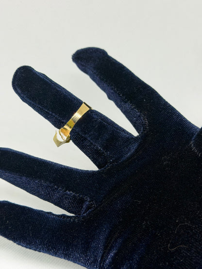 10K Solid Gold Nugget Earring - Size 9