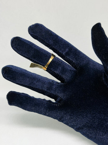 10K Solid Gold Nugget Ring - Size 9.5