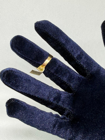 10K Solid Gold Nugget Ring - Size 7