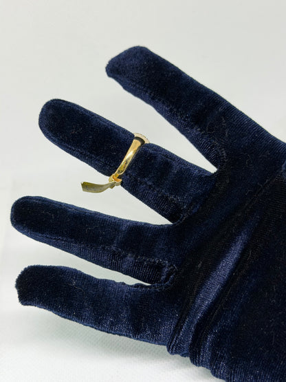 10K Solid Gold Ankh Ring -Size 9