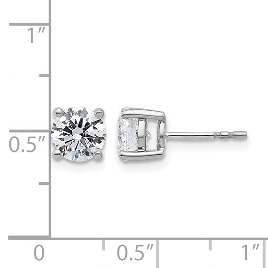 Lab Grown Diamond Studs (2 Carat)