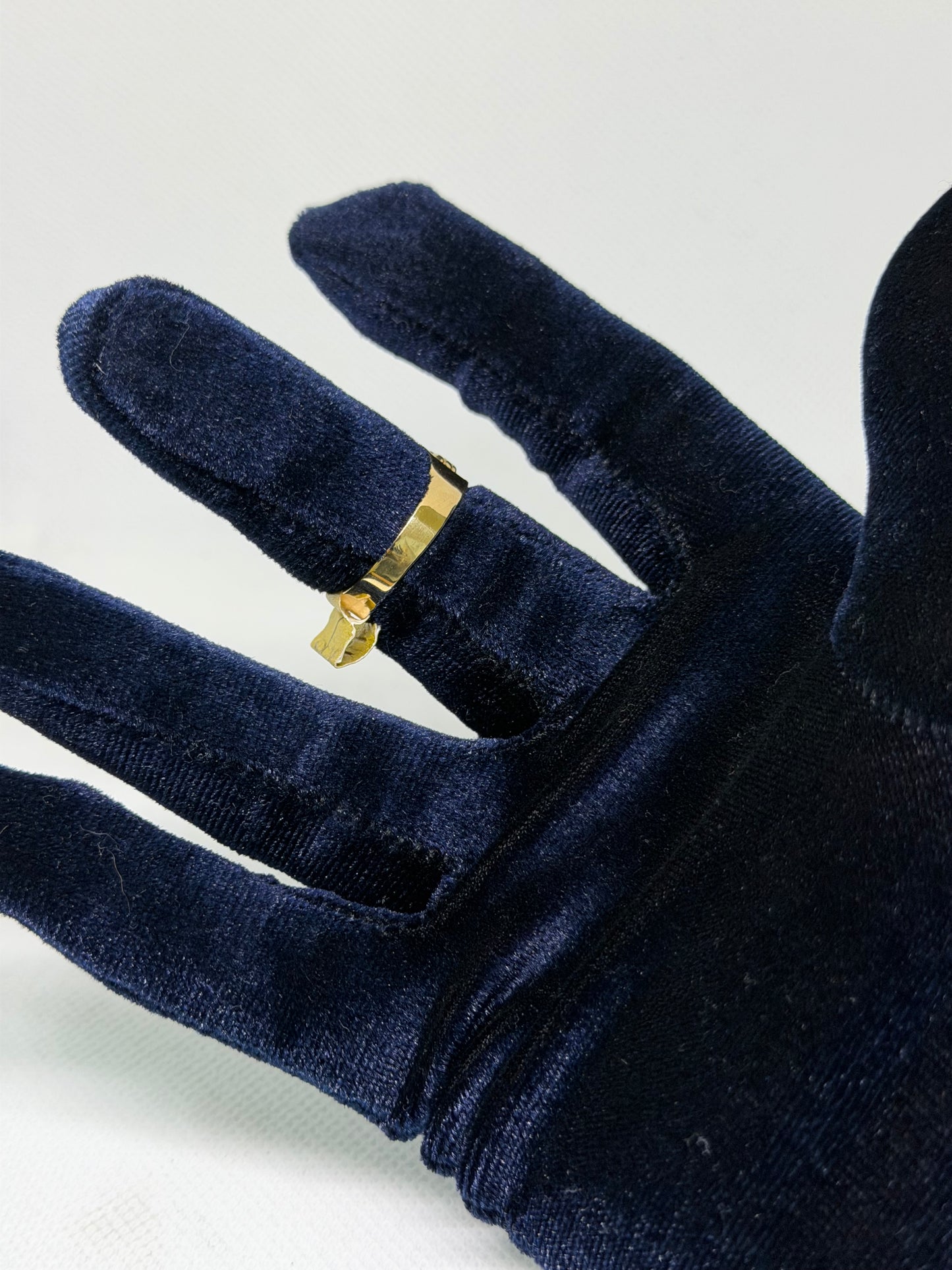 10K Solid Gold Black Onyx Masonic Ring - Size 10