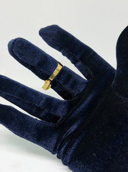 10K Solid Gold Black Onyx Masonic Ring - Size 10