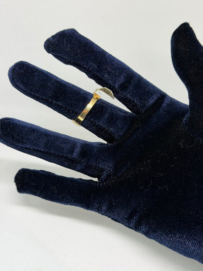 10K Solid Gold Panther Ring - Size 10