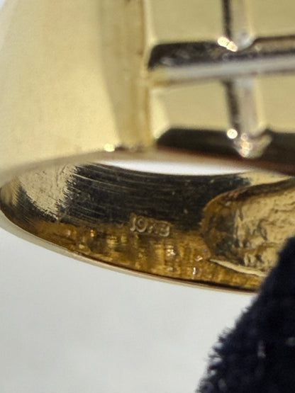 10K Solid Gold Multi Glacier Ring - Size 9.25