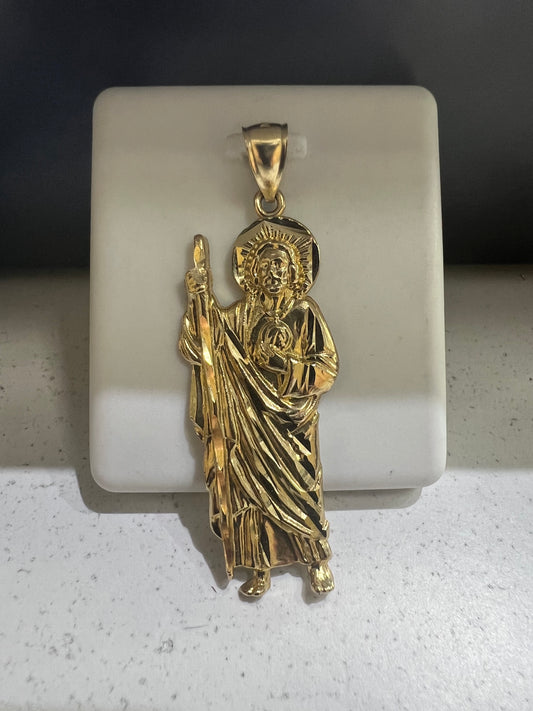 10K Gold Saint Jude Pendant