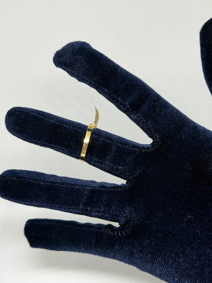 10k Gold Hamza Ring - Size 8.5