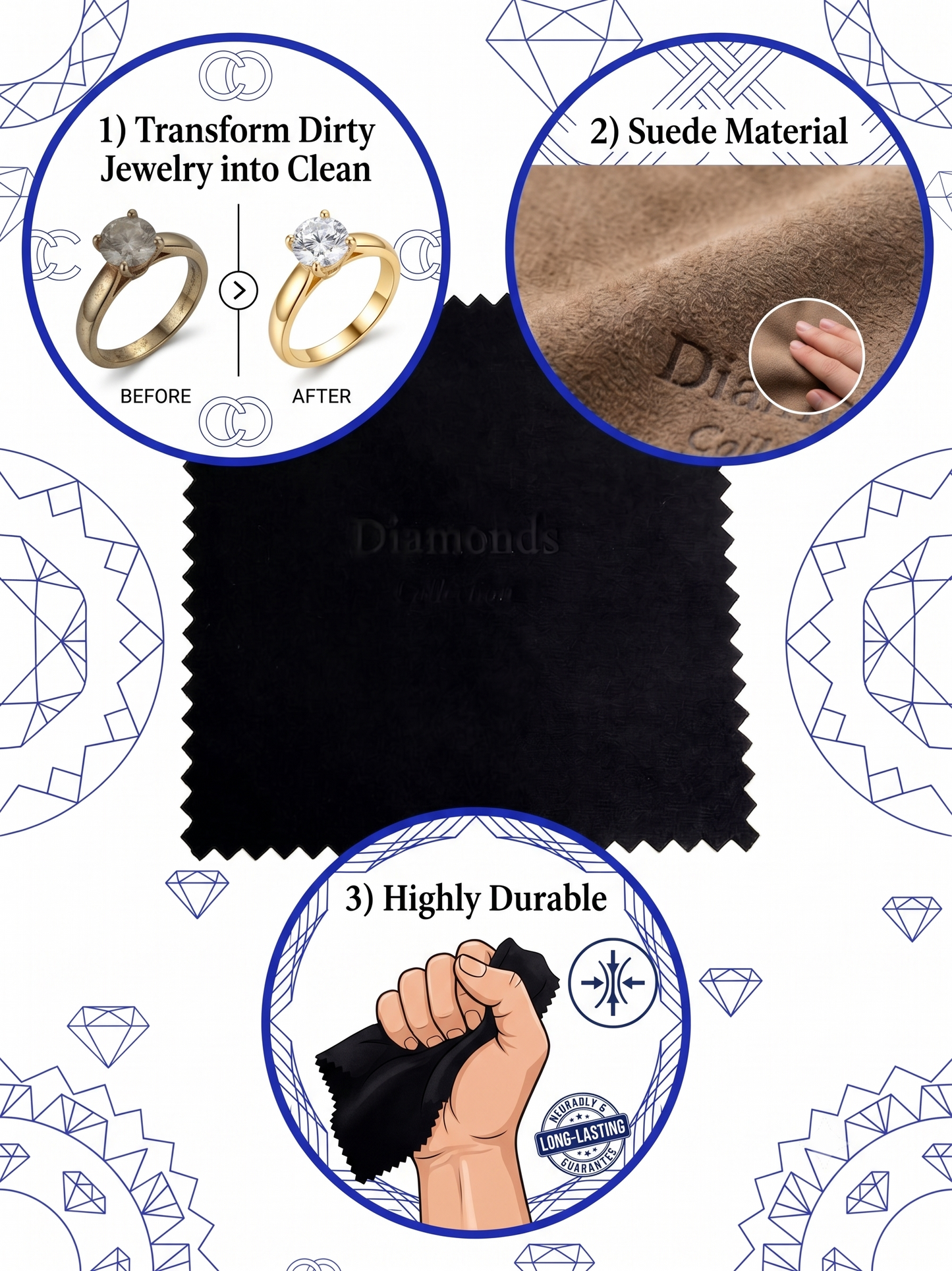 NanoWeave Suede Jewelry Cloth